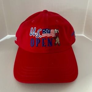U.S. Open Pinehurst No.2 2005 Red Golfing Hat w/brochure